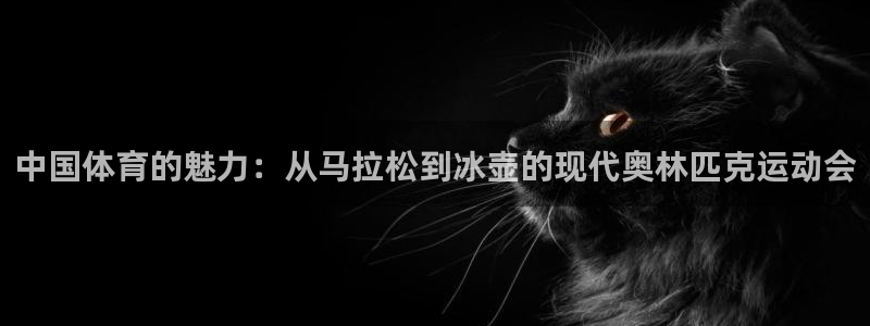 MK体育官方正版app集团官网网址:中国体育的魅力:从马拉松